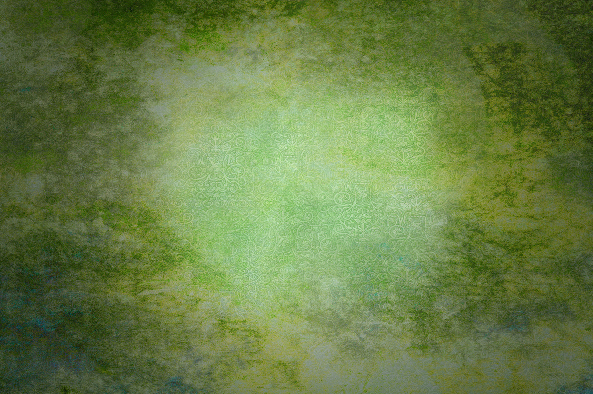 Green Frame Distressed Abstract Background